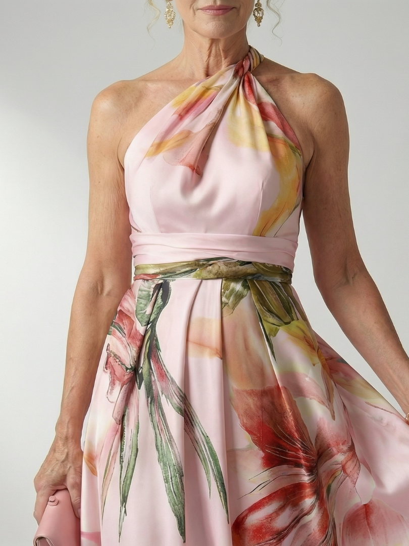 Nerelia Amiel™ Abito Maxi Floreale Leggero