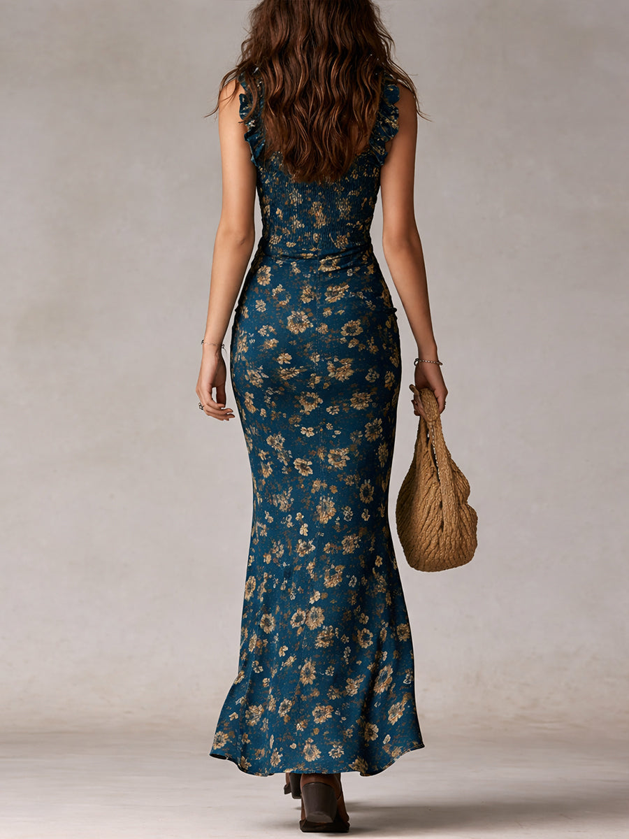 Nerelia Selvaggia - Abito Maxi Boho con Spacco