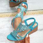 Nerelia Liesbeth - Sandali Wedge di Lusso