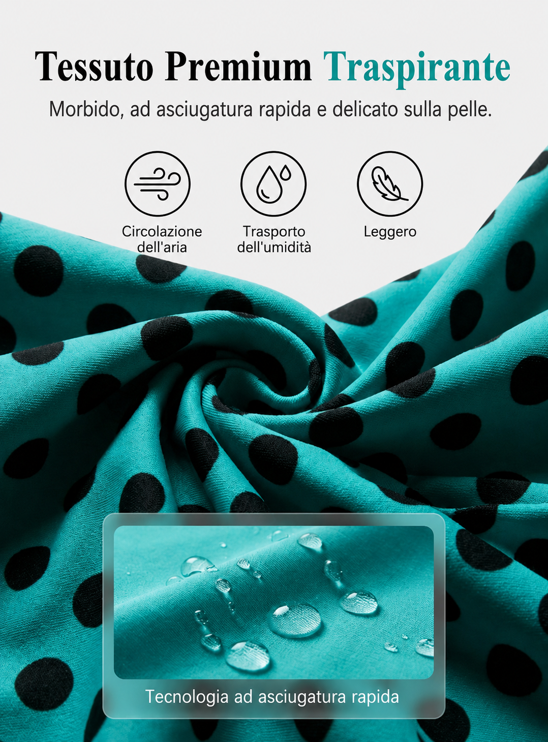 Nerelia Set Bikini Da Spiaggia a Due Pezzi
