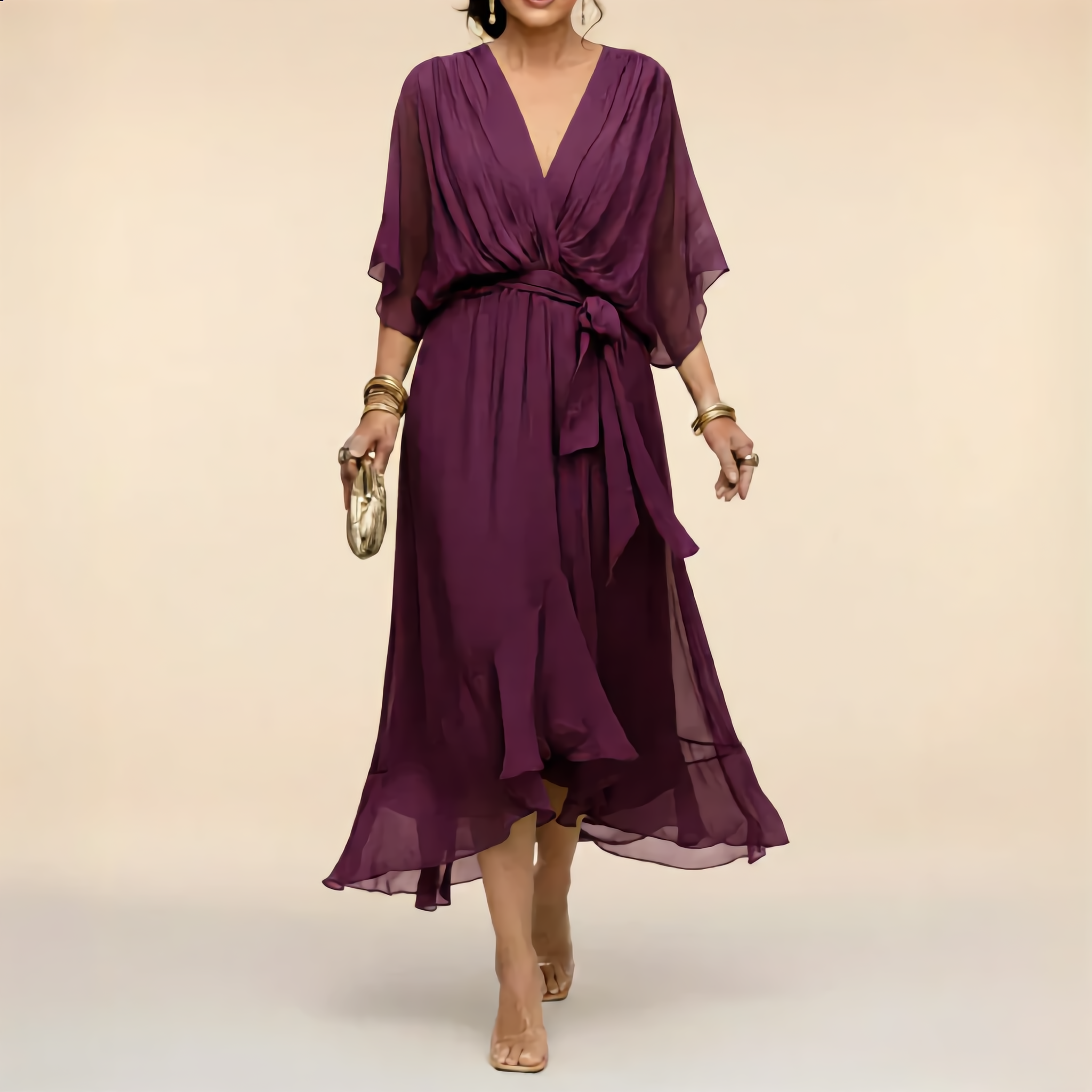 Nerelia Monica – Abito Estivo con Scollo a V