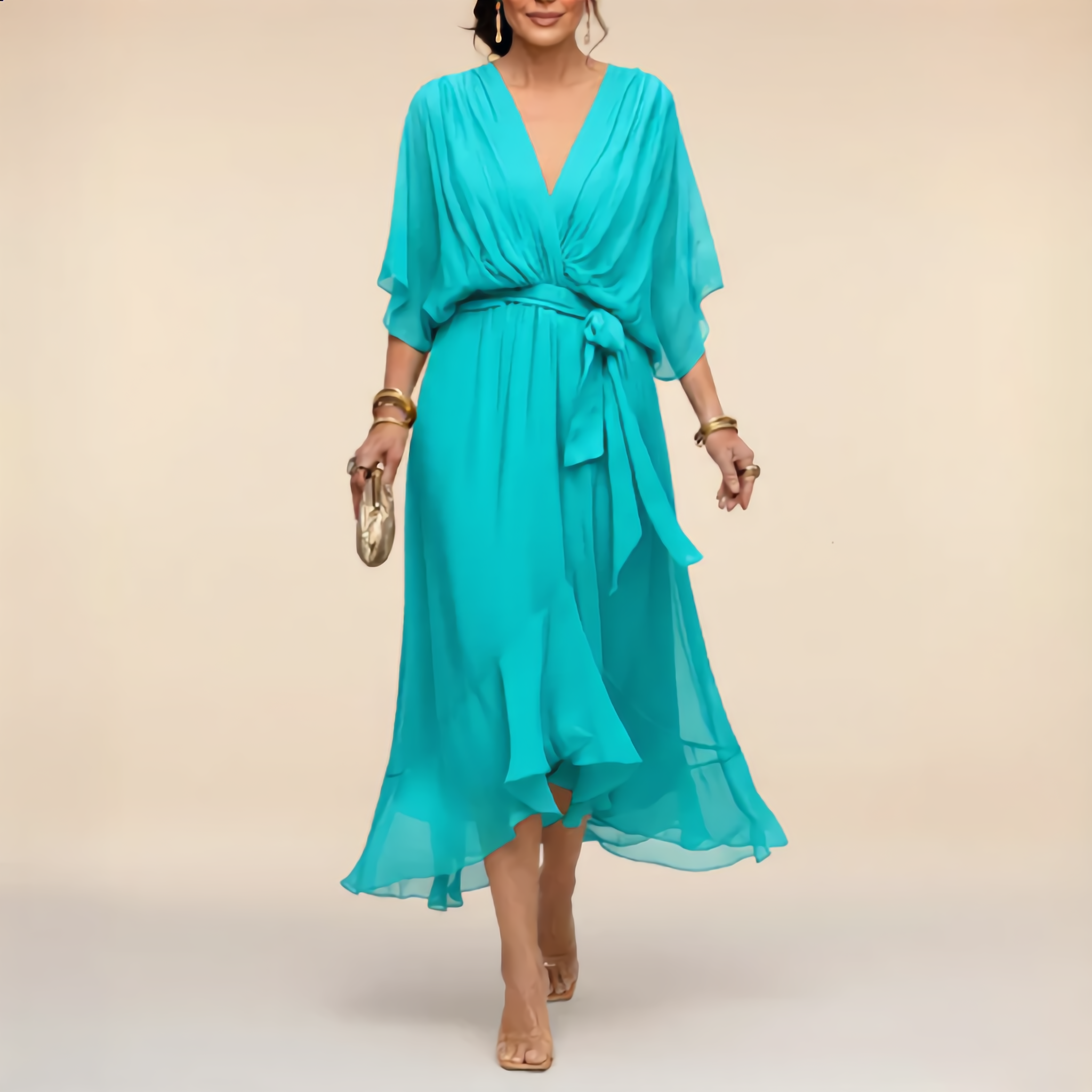 Nerelia Monica – Abito Estivo con Scollo a V