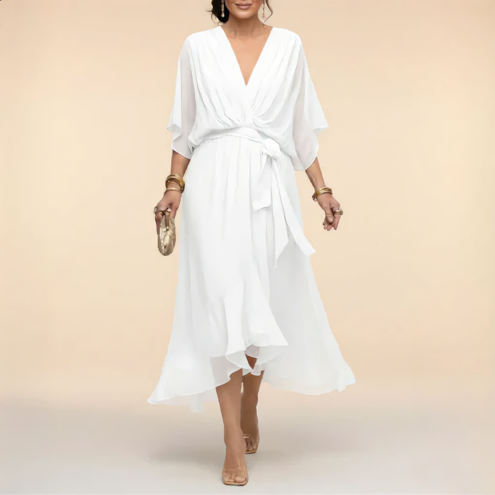 Nerelia Monica – Abito Estivo con Scollo a V