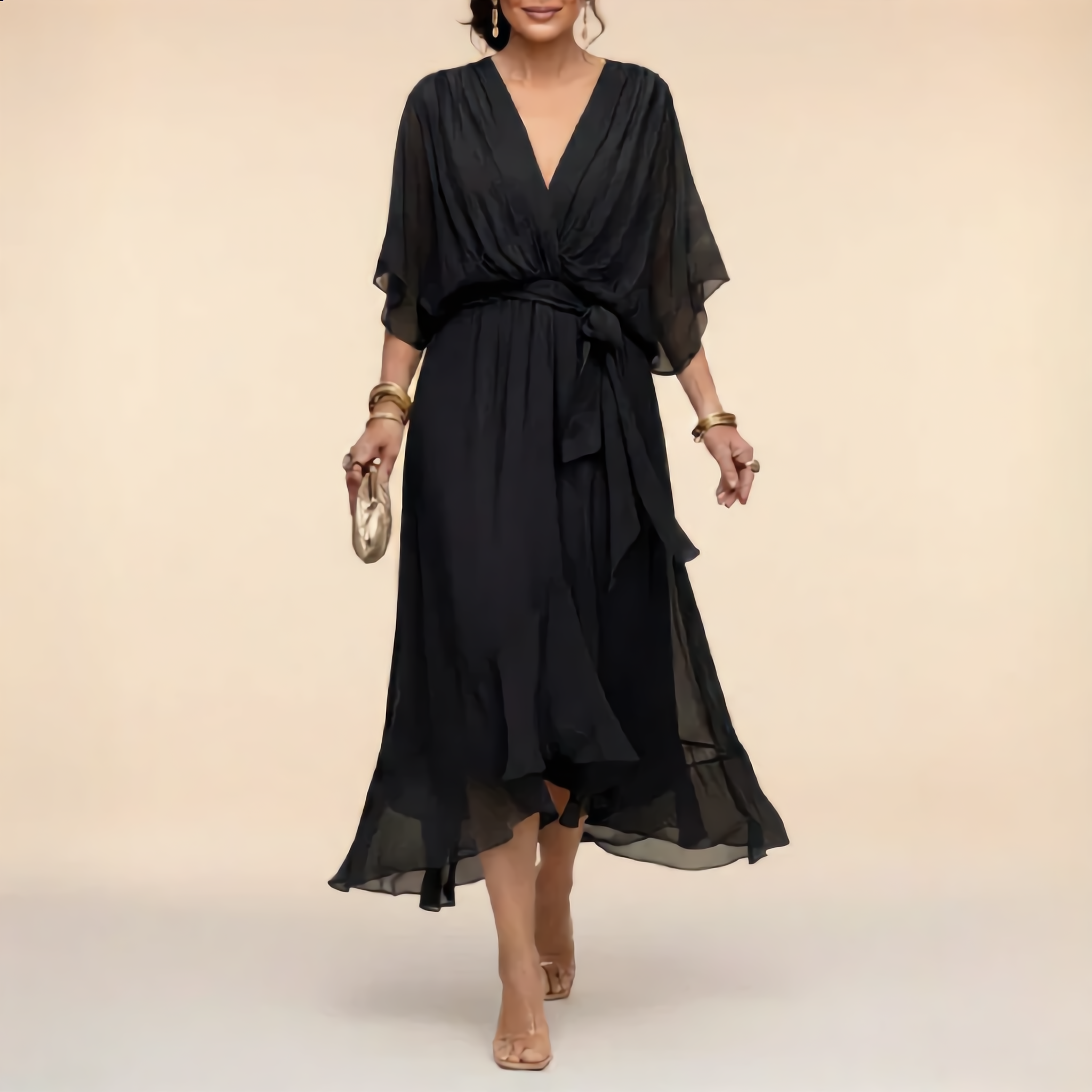 Nerelia Monica – Abito Estivo con Scollo a V