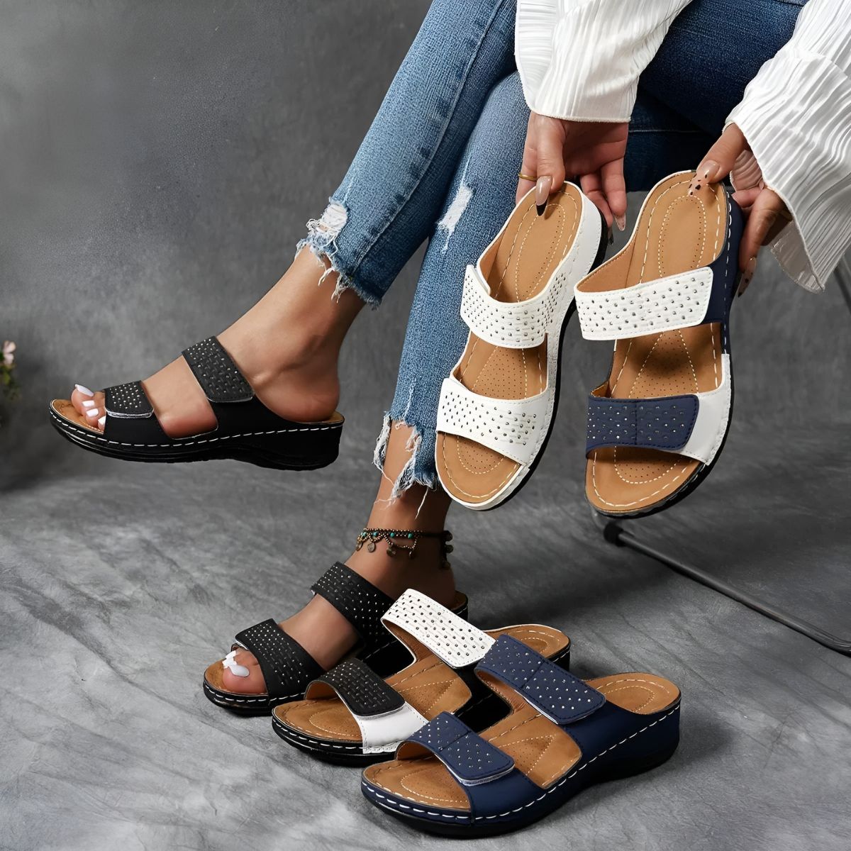 Lynn Nerelia – Sandali Ergonomici Eleganti | Comfort e Stile Tutto il Giorno