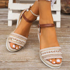 Nerelia Judith - Sandali Boho con Zeppa
