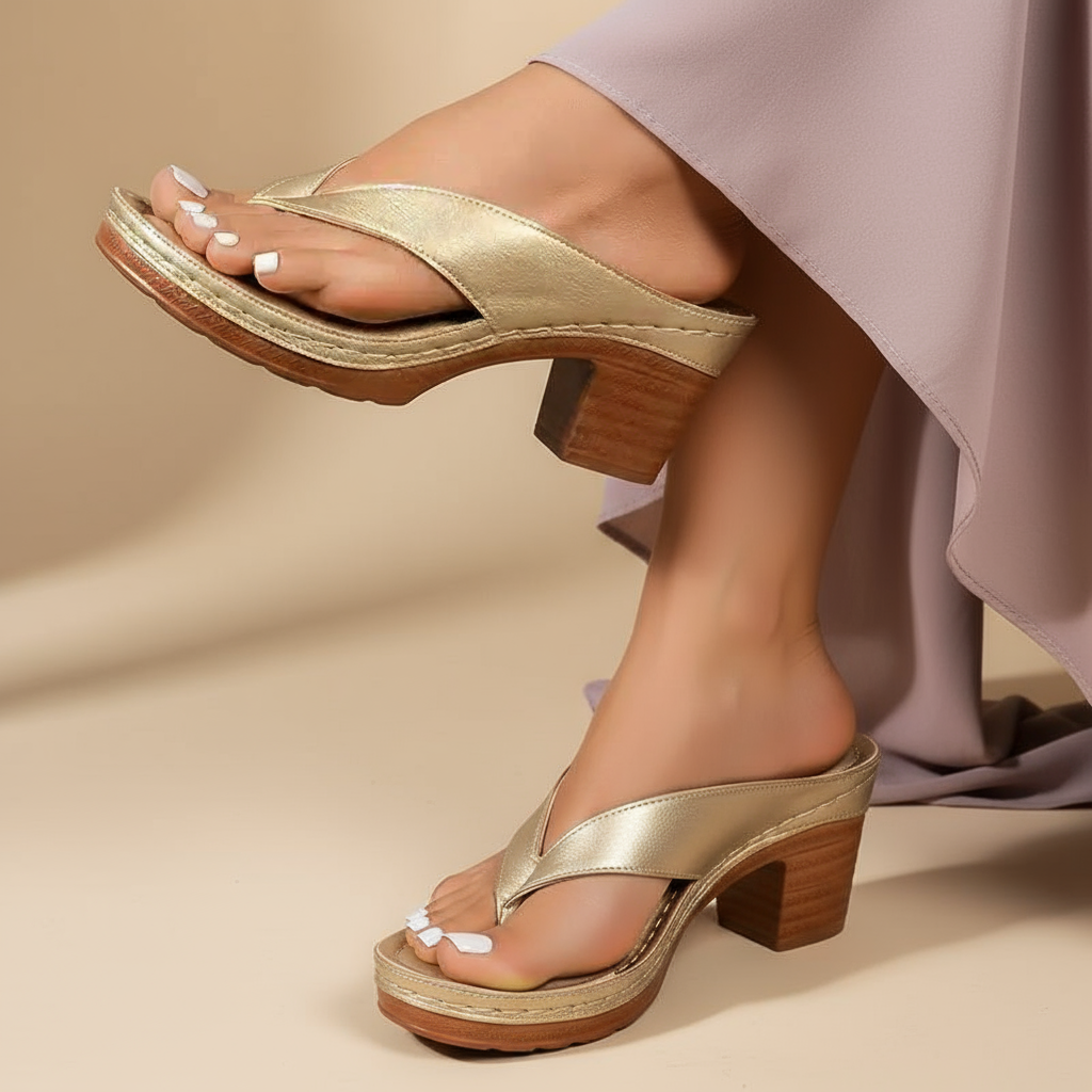 Yasmin Nerelia – Sandali Eleganti con Tacco a Blocco